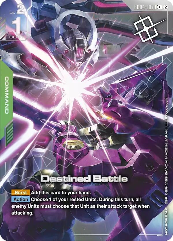 Image for Destined Battle (Store Tournament Winner Pack 06) [Gundam Promotional Cards] (GCG-PR) - Gundam Card Game