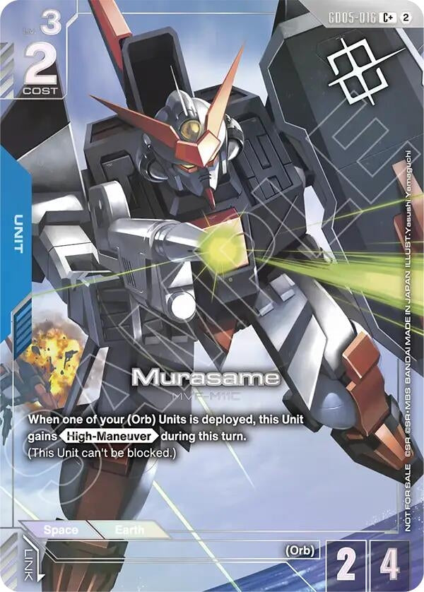 Image for Murasame (Store Tournament Winner Pack 06) [Gundam Promotional Cards] (GCG-PR) - Gundam Card Game