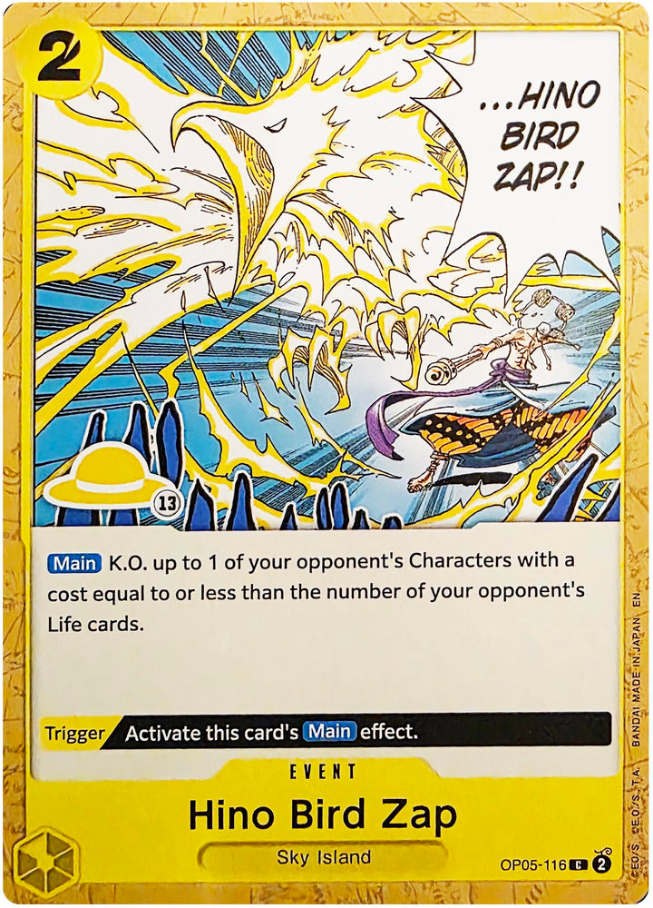 Image for Hino Bird Zap (Luffy Deck) [Set Sail Deck Set] (SD01) - One Piece Card Game