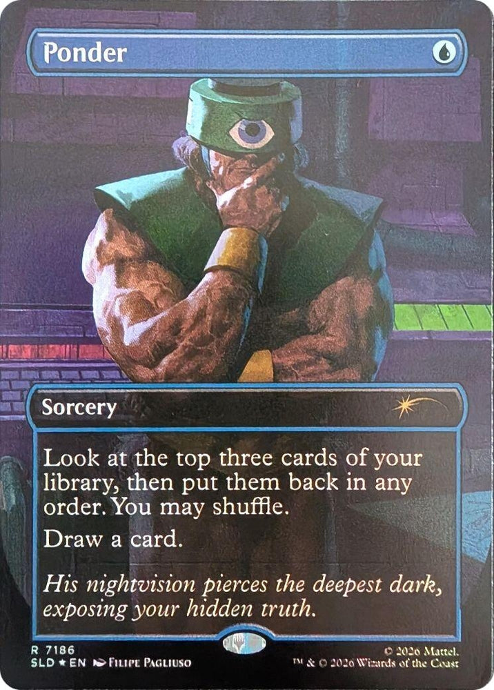 Image for Ponder (7186) [Secret Lair Drop Series] (SLD) - Magic: The Gathering