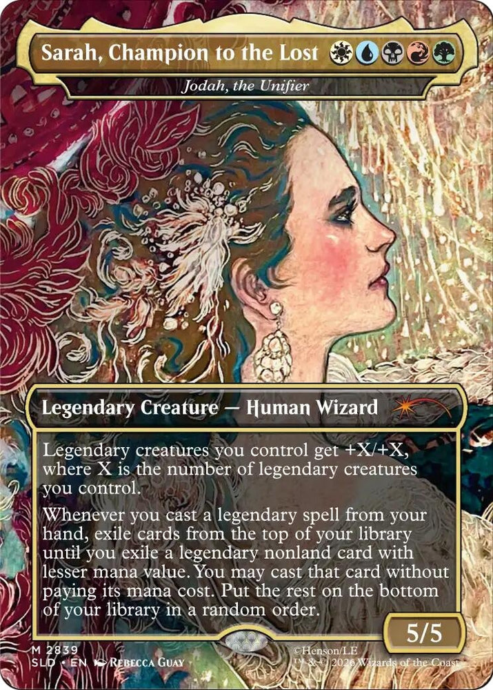 Image for Sarah, Champion to the Lost - Jodah, the Unifier [Secret Lair Drop Series] (SLD) - Magic: The Gathering