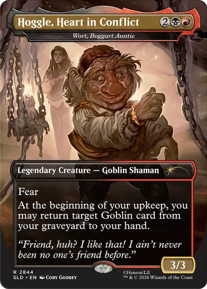 Image for Hoggle, Heart in Conflict - Wort, Boggart Auntie [Secret Lair Drop Series] (SLD) - Magic: The Gathering