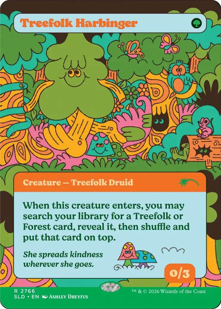 Image for Treefolk Harbinger [Secret Lair Drop Series] (SLD) - Magic: The Gathering