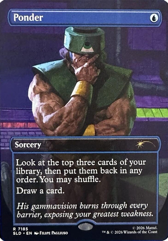 Image for Ponder (7185) [Secret Lair Drop Series] (SLD) - Magic: The Gathering