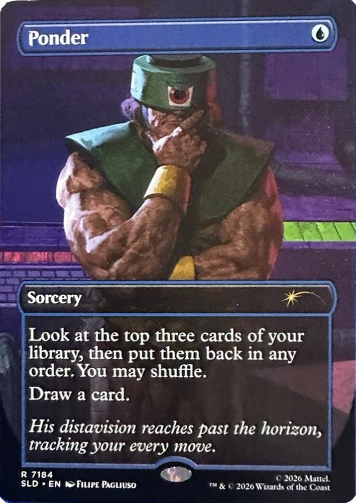 Image for Ponder (7184) [Secret Lair Drop Series] (SLD) - Magic: The Gathering