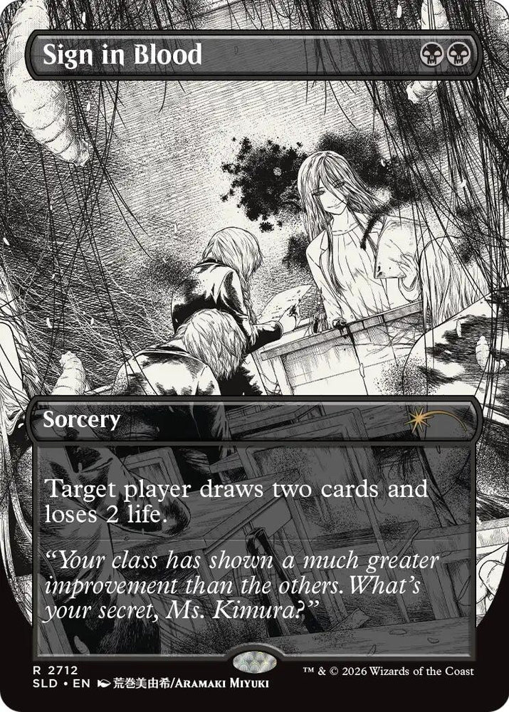 Image for Sign in Blood [Secret Lair Drop Series] (SLD) - Magic: The Gathering