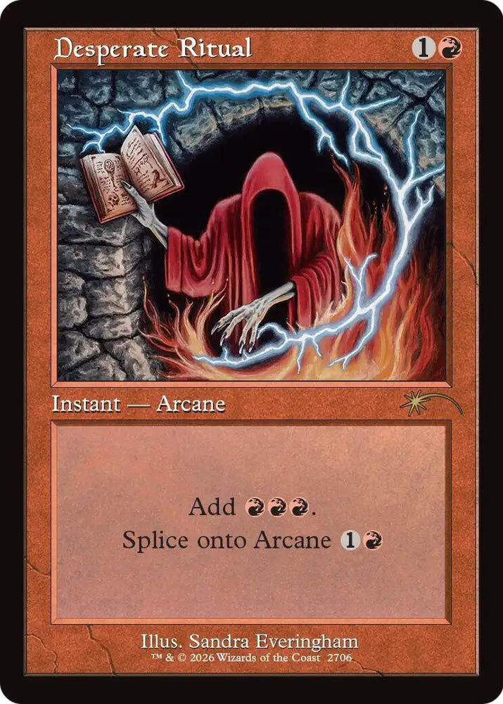 Image for Desperate Ritual (2706) (Retro Frame) [Secret Lair Drop Series] (SLD) - Magic: The Gathering