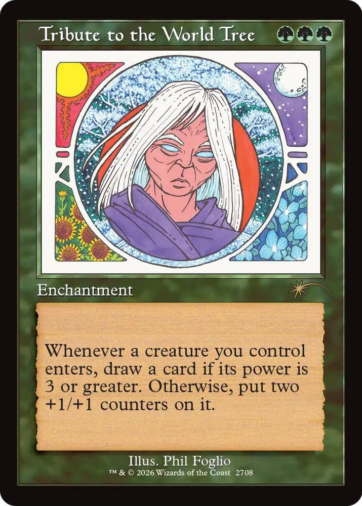 Image for Tribute to the World Tree (Retro Frame) [Secret Lair Drop Series] (SLD) - Magic: The Gathering