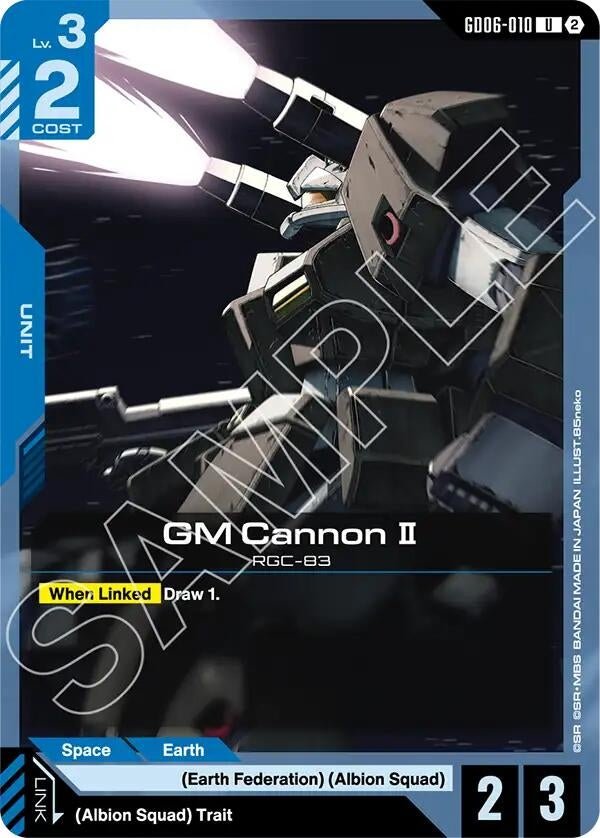 Image for GM Cannon II [Stardust Trails] (GD06) - Gundam Card Game