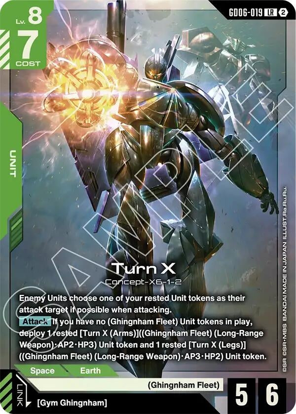 Image for Turn X [Stardust Trails] (GD06) - Gundam Card Game