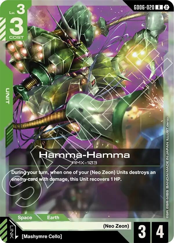 Image for Hamma-Hamma [Stardust Trails] (GD06) - Gundam Card Game