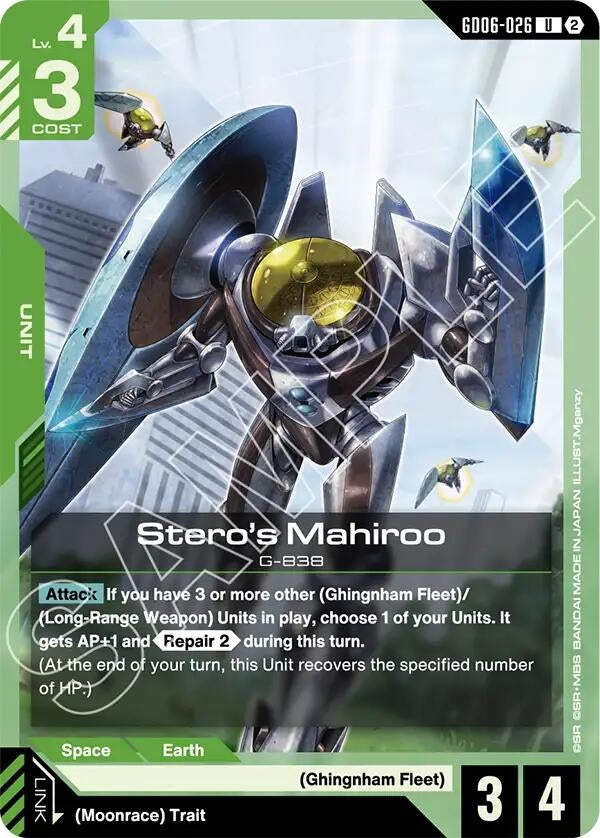 Image for Stero's Mahiroo [Stardust Trails] (GD06) - Gundam Card Game