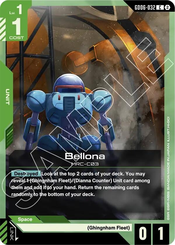 Image for Bellona [Stardust Trails] (GD06) - Gundam Card Game