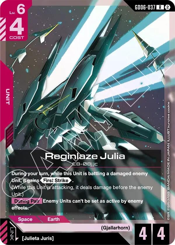 Image for Reginlaze Julia [Stardust Trails] (GD06) - Gundam Card Game