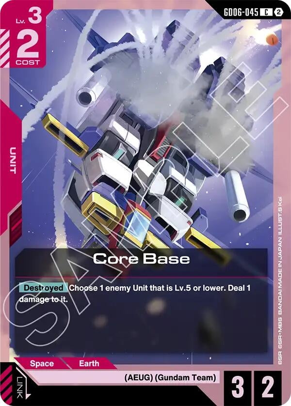 Image for Core Base [Stardust Trails] (GD06) - Gundam Card Game
