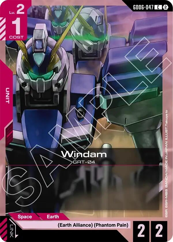 Image for Windam [Stardust Trails] (GD06) - Gundam Card Game