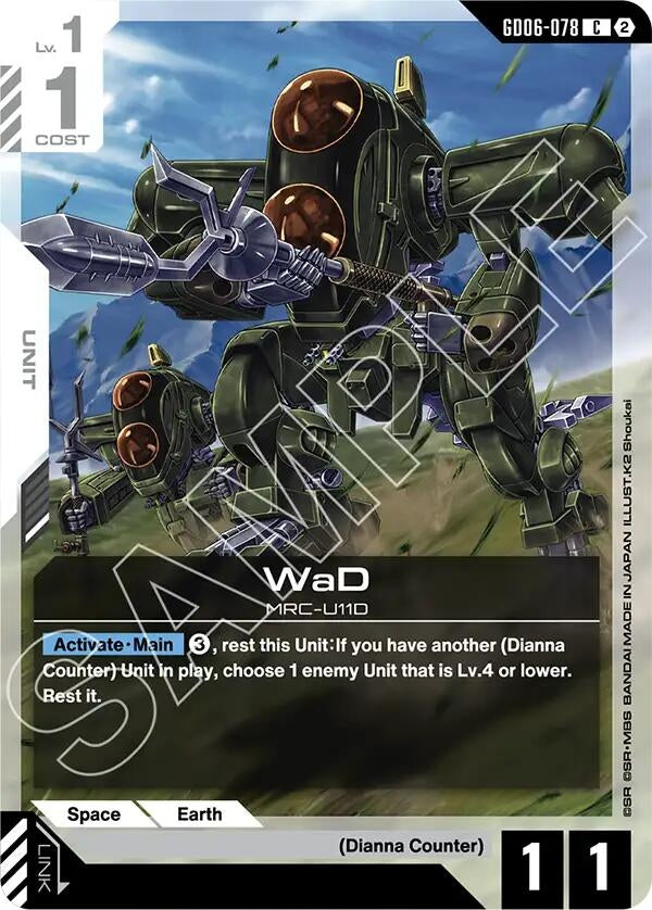 Image for WaD [Stardust Trails] (GD06) - Gundam Card Game