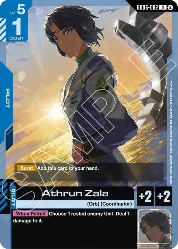 Image for Athrun Zala [Stardust Trails] (GD06) - Gundam Card Game
