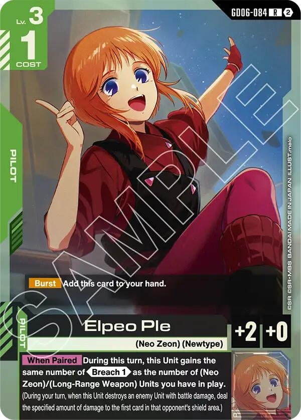 Image for Elpeo Ple [Stardust Trails] (GD06) - Gundam Card Game