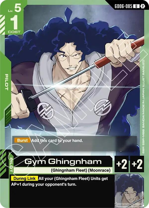 Image for Gym Ghingnham [Stardust Trails] (GD06) - Gundam Card Game
