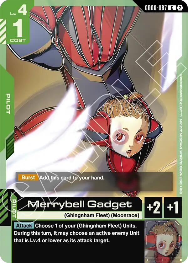 Image for Merrybell Gadget [Stardust Trails] (GD06) - Gundam Card Game