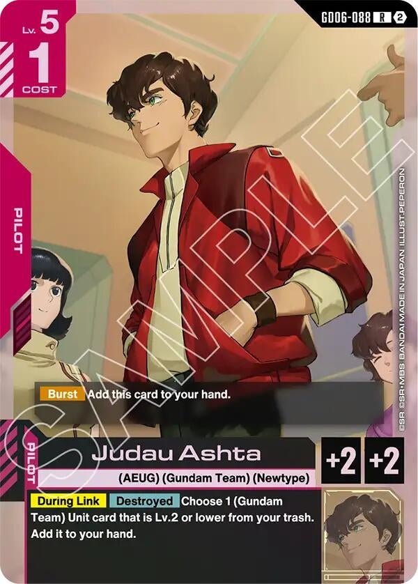 Image for Judau Ashta [Stardust Trails] (GD06) - Gundam Card Game