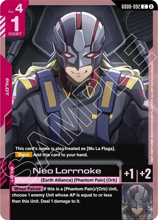 Image for Neo Lorrnoke [Stardust Trails] (GD06) - Gundam Card Game