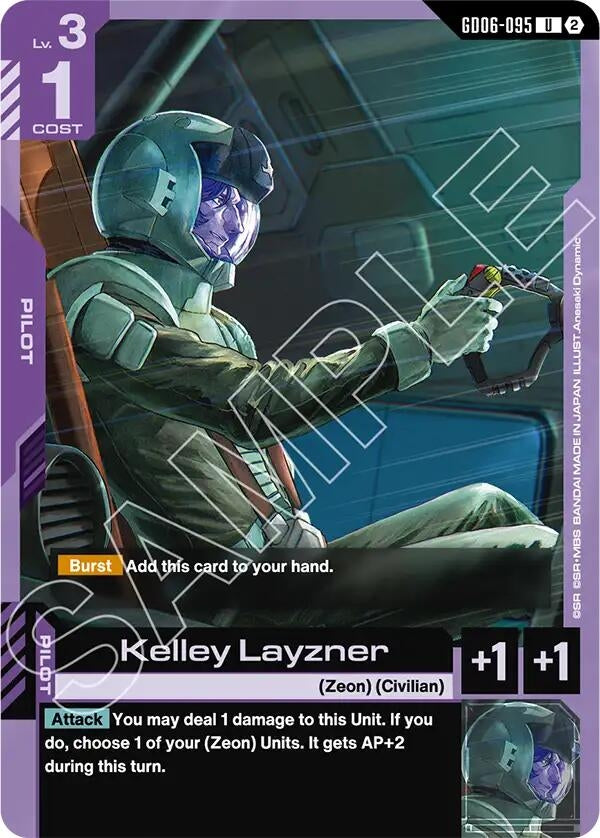 Image for Kelley Layzner [Stardust Trails] (GD06) - Gundam Card Game