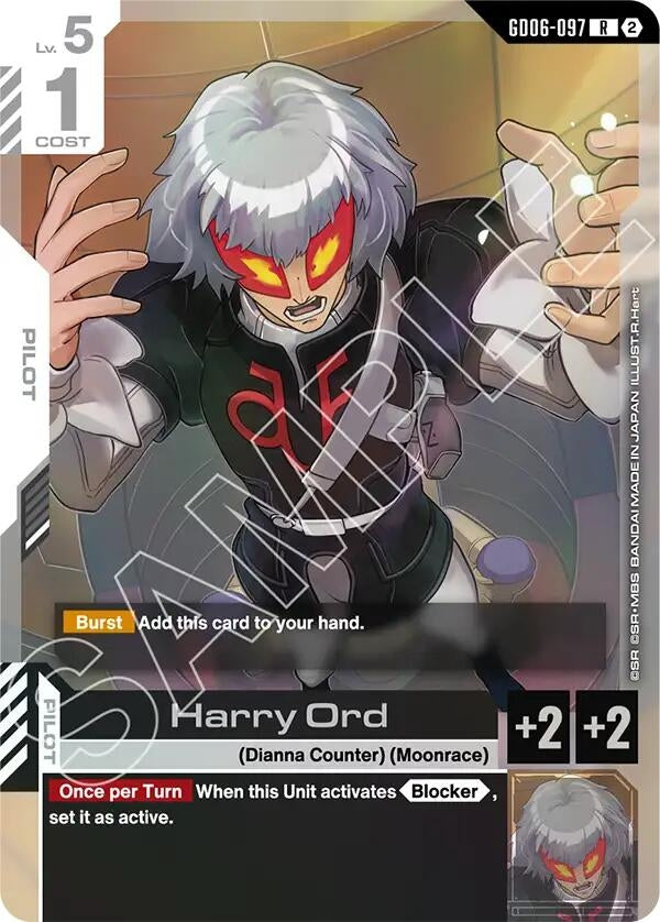 Image for Harry Ord [Stardust Trails] (GD06) - Gundam Card Game