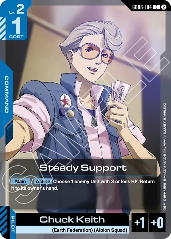 Image for Steady Support [Stardust Trails] (GD06) - Gundam Card Game