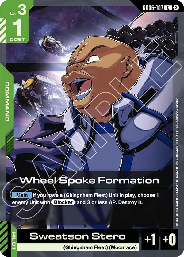 Image for Wheel Spoke Formation [Stardust Trails] (GD06) - Gundam Card Game