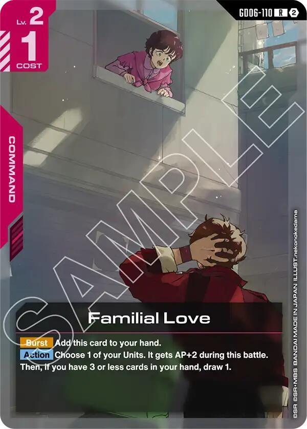 Image for Familial Love [Stardust Trails] (GD06) - Gundam Card Game
