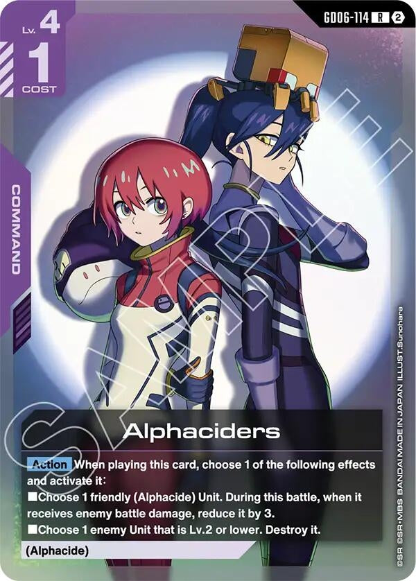 Image for Alphaciders [Stardust Trails] (GD06) - Gundam Card Game