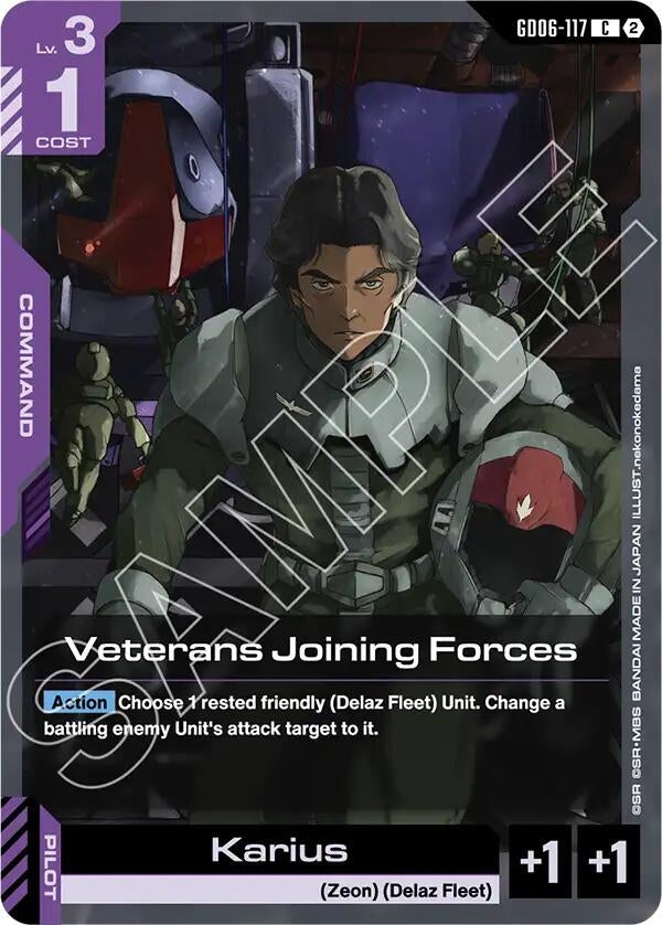 Image for Veterans Joining Forces [Stardust Trails] (GD06) - Gundam Card Game