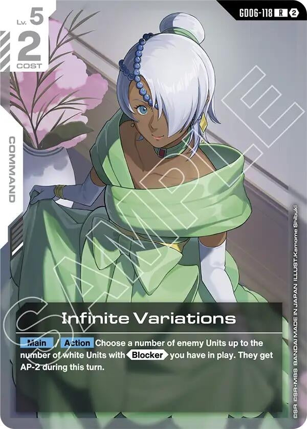 Image for Infinite Variations [Stardust Trails] (GD06) - Gundam Card Game