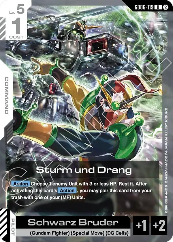 Image for Sturm und Drang [Stardust Trails] (GD06) - Gundam Card Game
