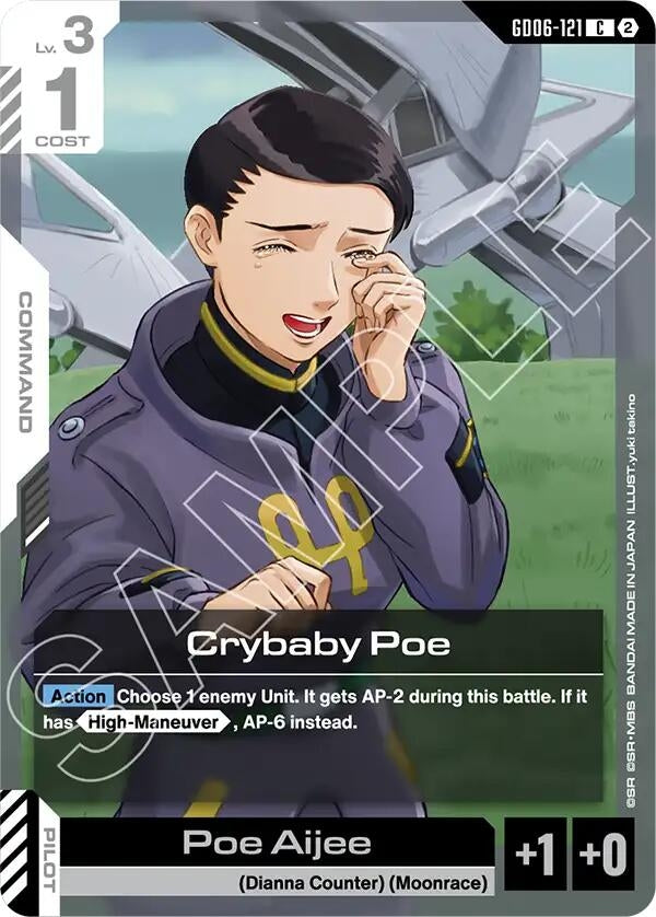 Image for Crybaby Poe [Stardust Trails] (GD06) - Gundam Card Game