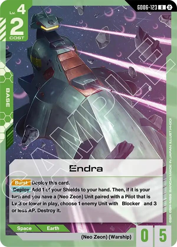 Image for Endra [Stardust Trails] (GD06) - Gundam Card Game
