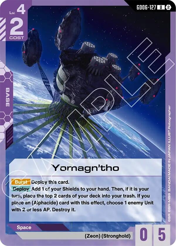 Image for Yomagn'tho [Stardust Trails] (GD06) - Gundam Card Game