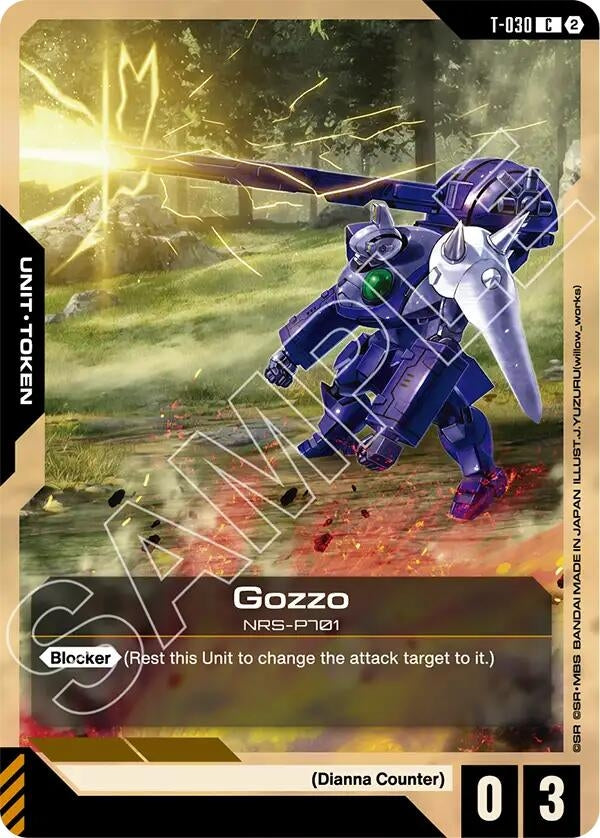 Image for Gozzo (T-030) Token [Stardust Trails] (GD06) - Gundam Card Game