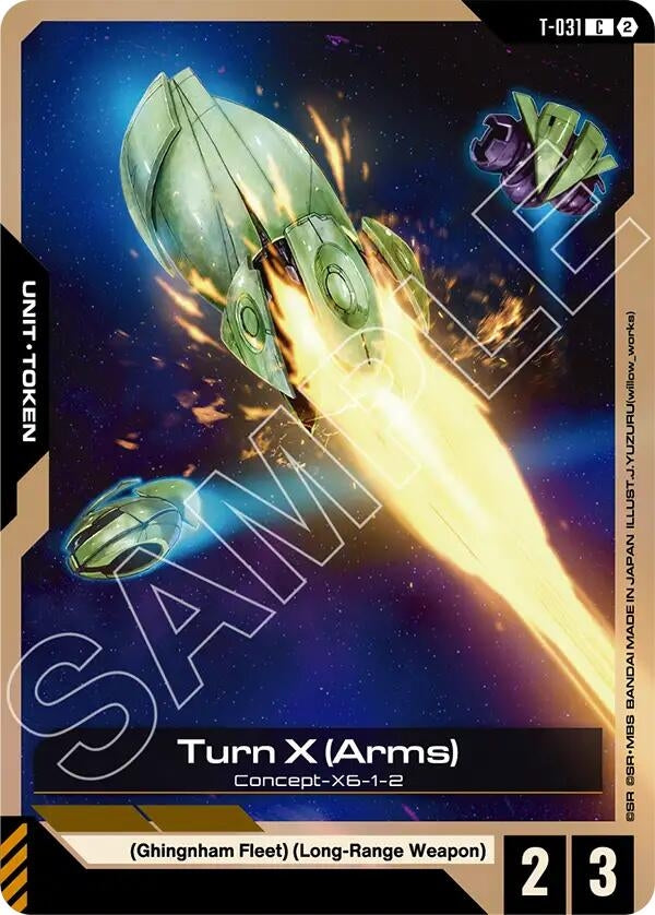 Image for Turn X (Arms) (T-031) Token [Stardust Trails] (GD06) - Gundam Card Game