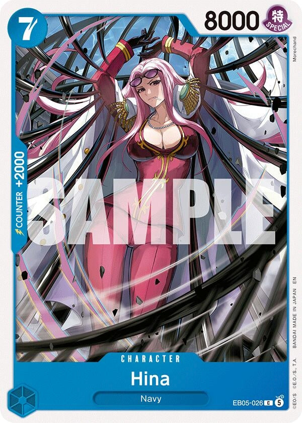Image for Hina [Extra Booster: One Piece Heroines Edition Vol. 2] (EB05) - One Piece Card Game