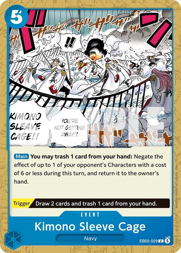 Image for Kimono Sleeve Cage [Extra Booster: One Piece Heroines Edition Vol. 2] (EB05) - One Piece Card Game