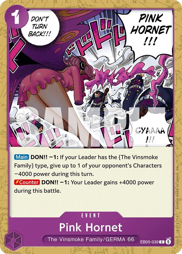 Image for Pink Hornet [Extra Booster: One Piece Heroines Edition Vol. 2] (EB05) - One Piece Card Game