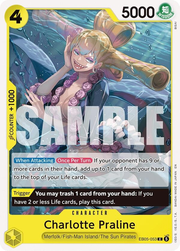 Image for Charlotte Praline [Extra Booster: One Piece Heroines Edition Vol. 2] (EB05) - One Piece Card Game