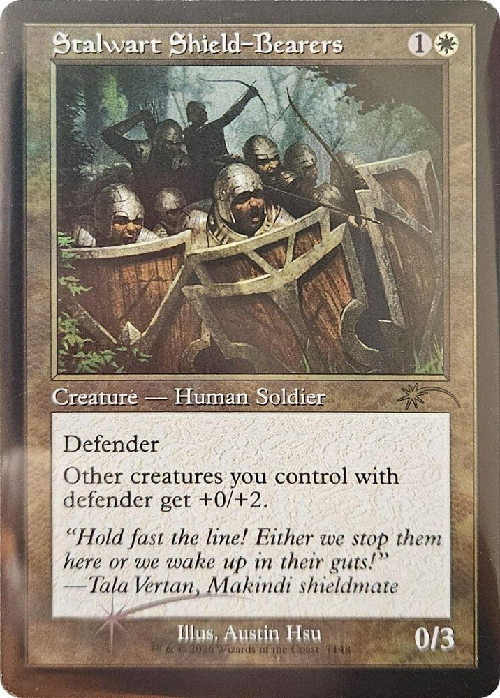 Image for Stalwart Shield-Bearers (Retro Frame) [Secret Lair Drop Series] (SLD) - Magic: The Gathering