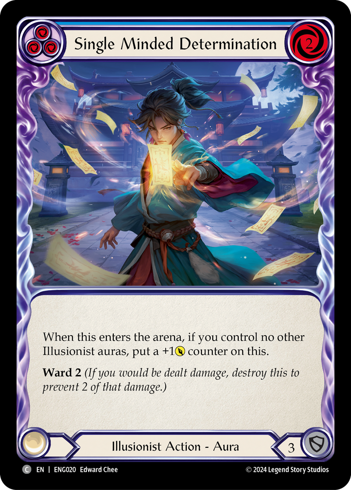 Single Minded Determination [ENG020] [Part the Mistveil Enigma Blitz Deck]