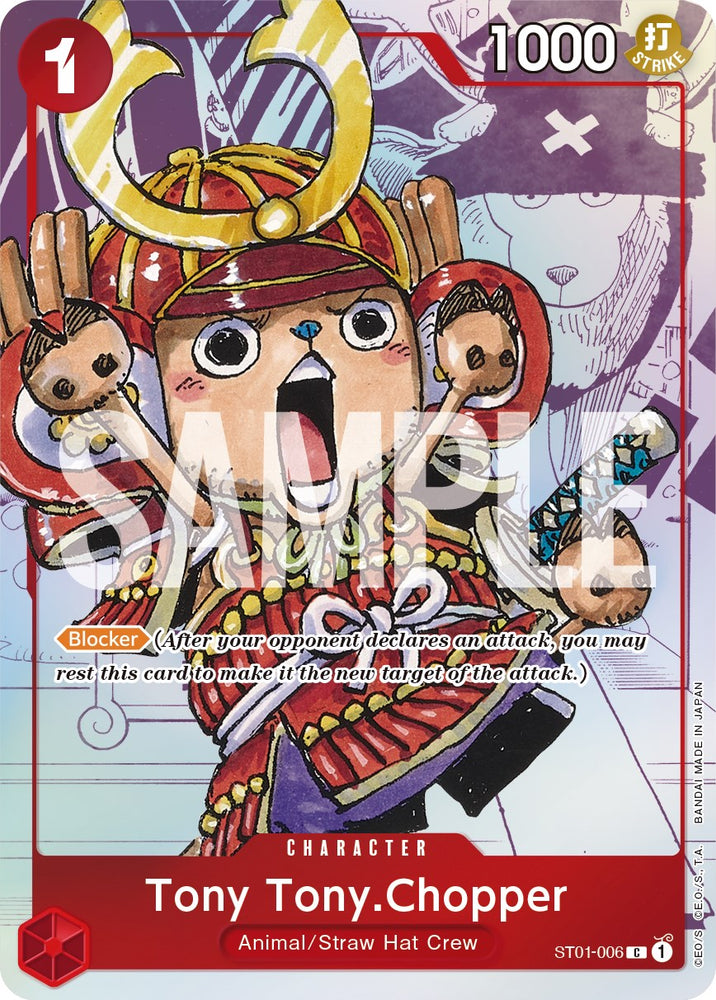 Tony Tony.Chopper (Alternate Art) (ST01-006) [One Piece Promotion Cards]