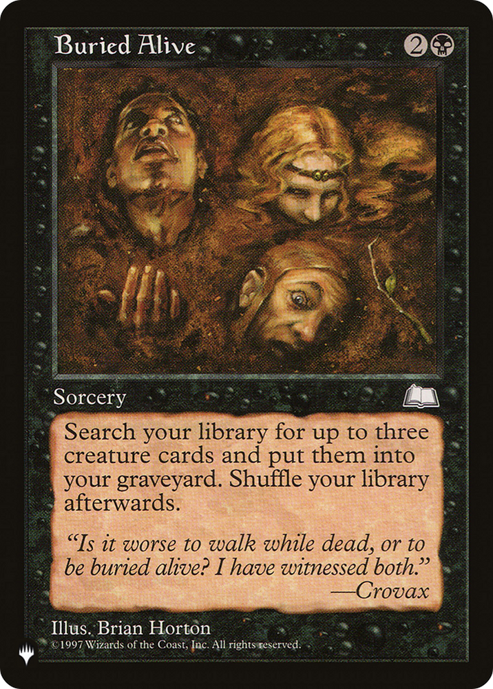 Buried Alive [The List Reprints]