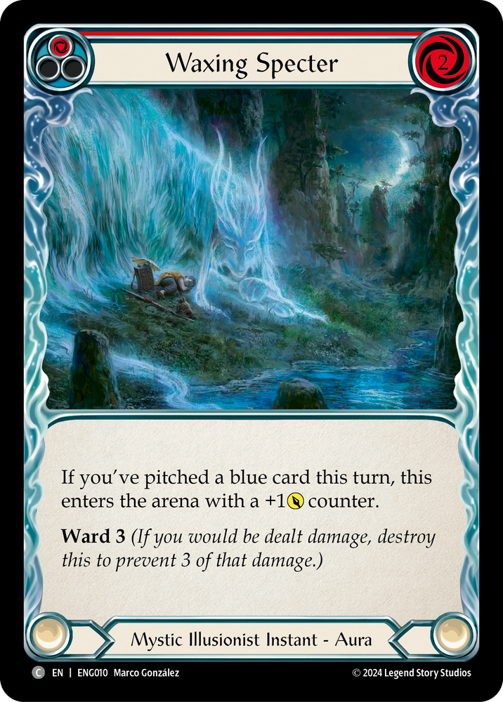 Waxing Specter [ENG010] [Part the Mistveil Enigma Blitz Deck]